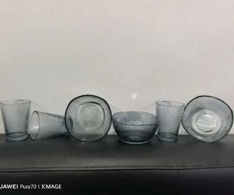 VX Set de envases de vidrio 6PCS